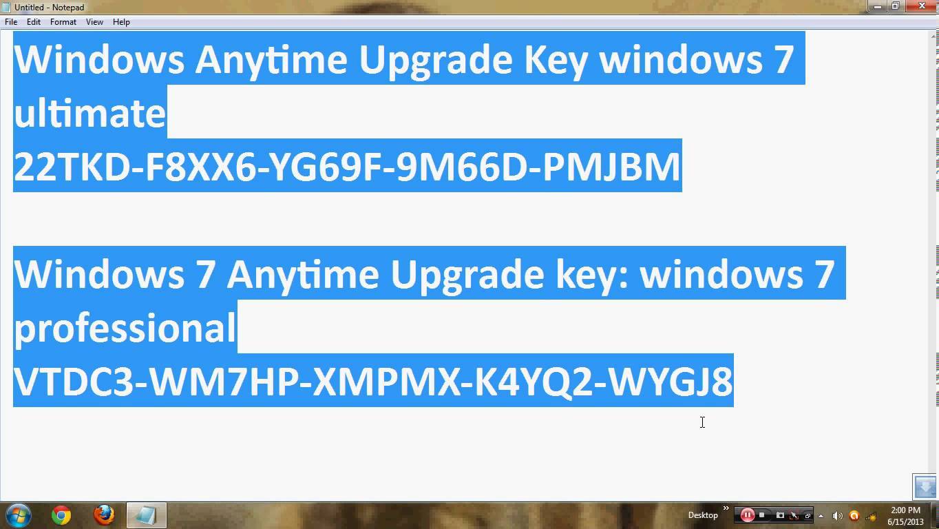 Windows 7 Serial Key For Compaq